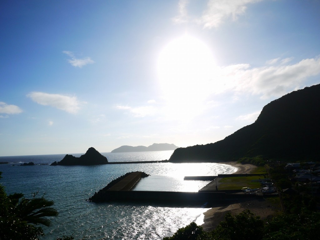 加計呂麻島西阿室、グリヤマからの景色