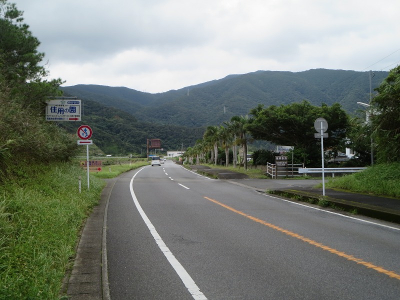 奄美住用町の道路