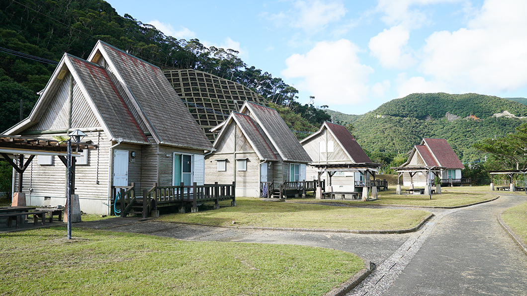 奄美市住用町のバンガロー