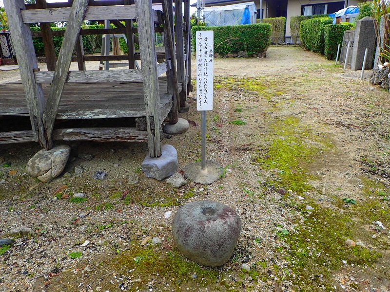加計呂麻島の須子茂力石