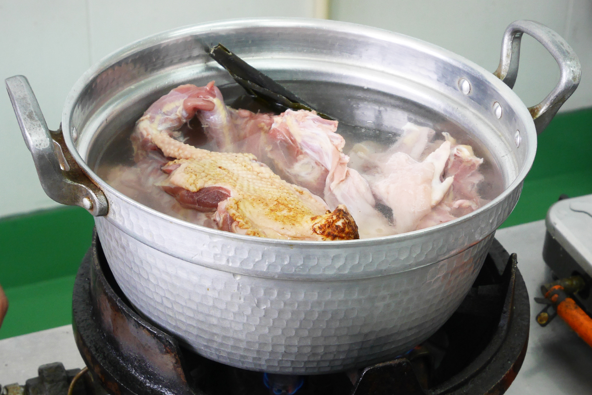 あまみ郷土料理教室：鶏飯スープ
