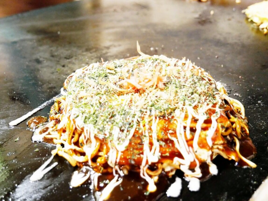 奄美市名瀬屋仁川「チャイルド」のお好み焼き