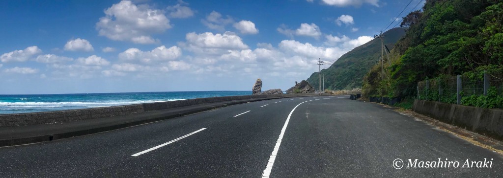 奄美ヒエン浜の奇岩・ロウソク岩