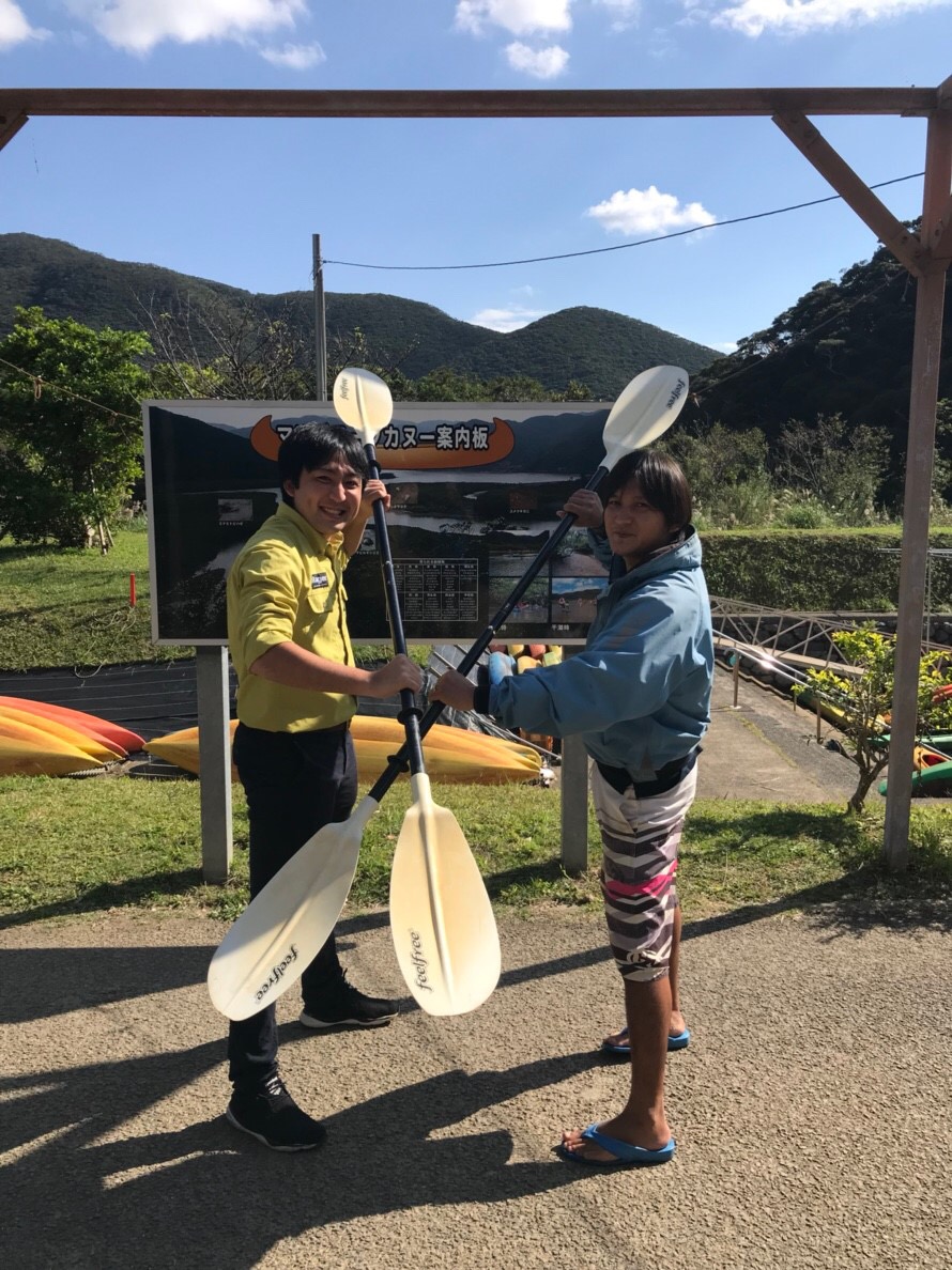 マングローブカヌー出発前