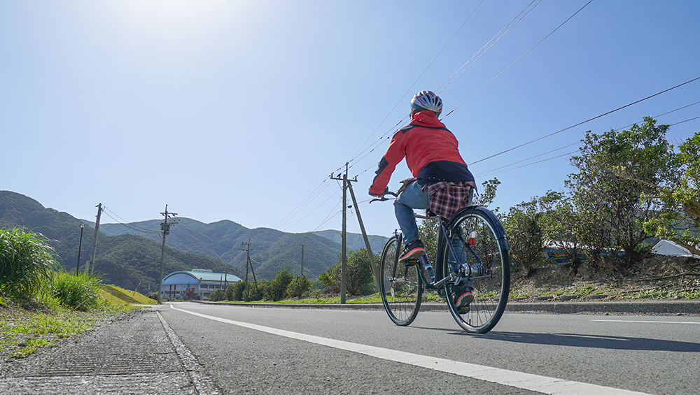 奄美市住用　レンタサイクル　三太郎の里　自転車　フナンギョの滝　amami bicycle