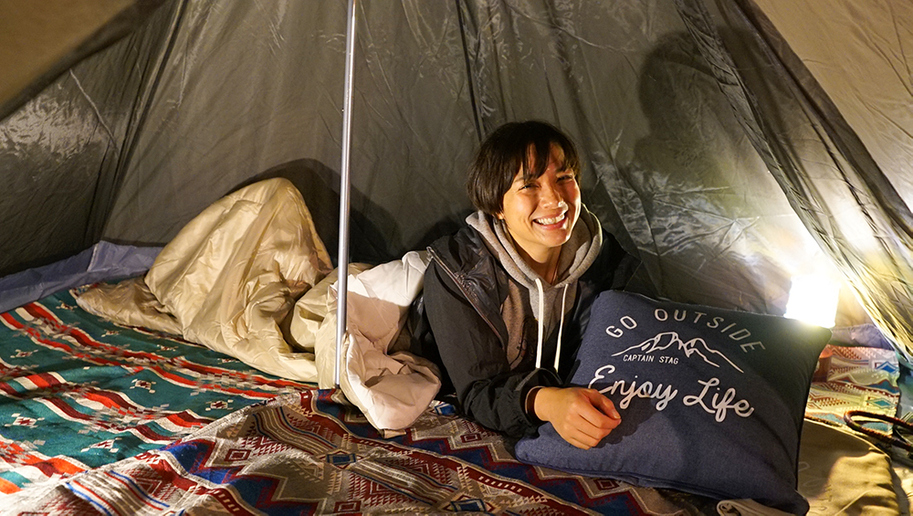 奄美大島のKOYAで冬キャンプするテント