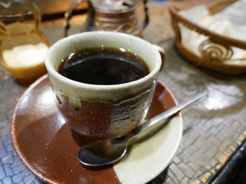 奄美の老舗喫茶店カフェテラス貴望ブレンドコーヒー
